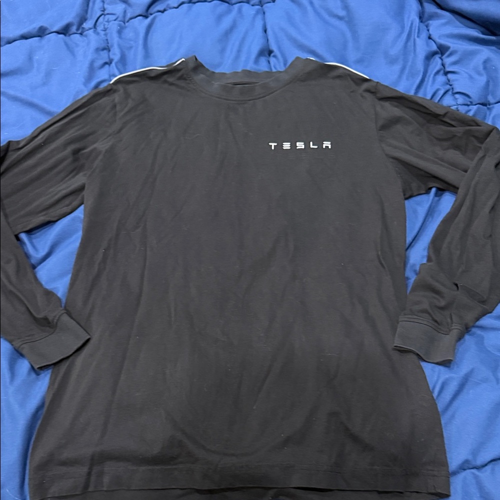 Tesla Men's Black Long Sleeve Tee ( z)